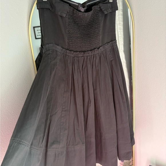 Charcoal grey/black Women's dress - Picture 3 of 9